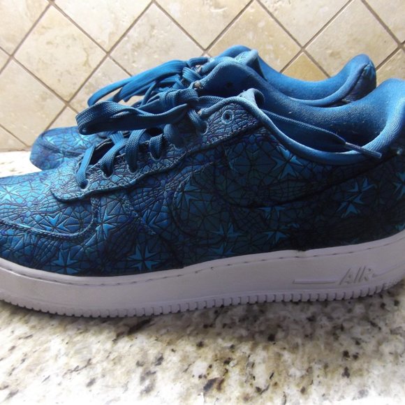 nike air force 1's stained glass green abyss size 12 - Picture 9 of 15